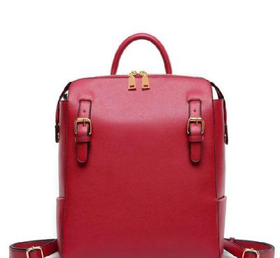 娜达丽亚新款韩版潮夏学生书包 复古学院风双肩包与单肩包的时尚融合