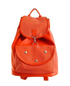 厂家直销新选择 优质PU双肩背包，一件代发包邮，红色款尽显魅力